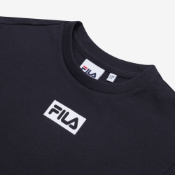 Fila Skate Round - Poikien Poolopaita - Mustat | FI-45521